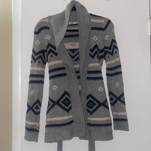 Geometric Knit Cardigan old navy ski wrap cardigan